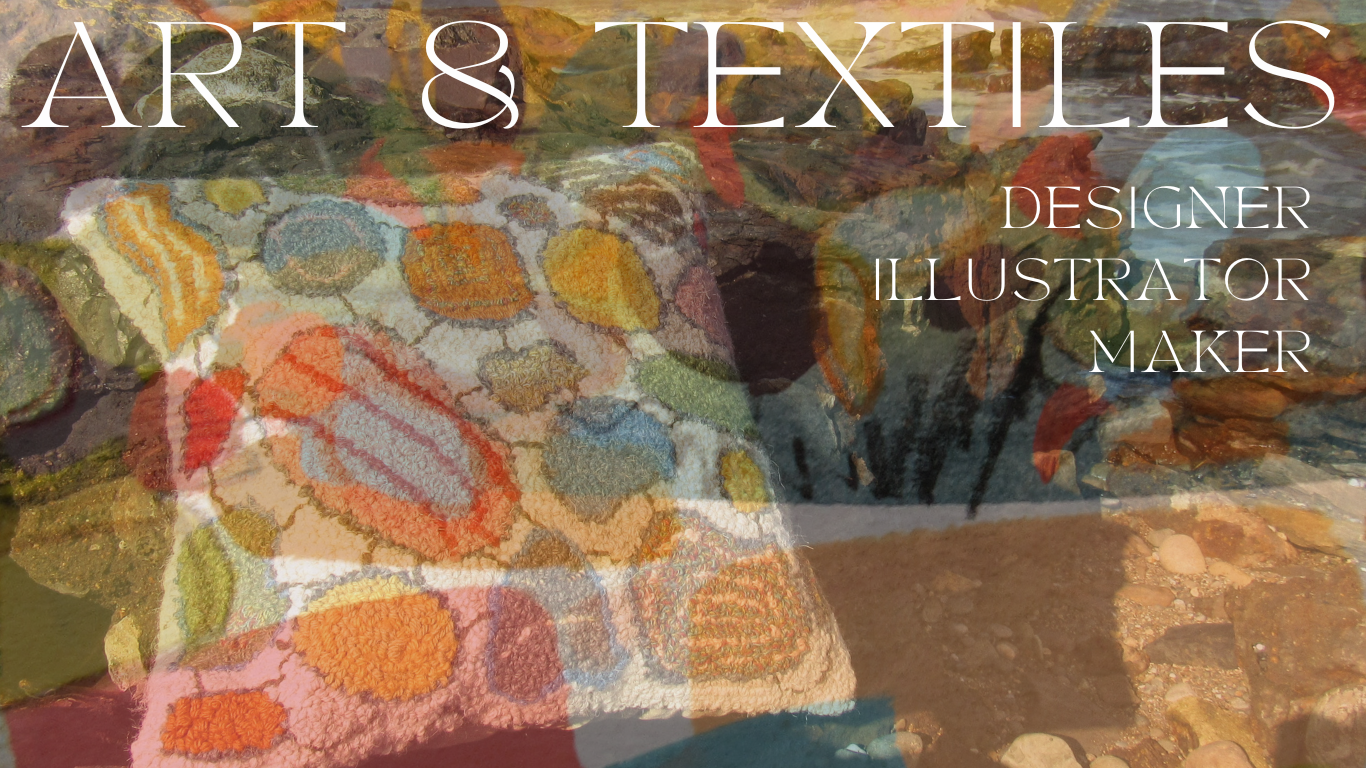 Art and Textiles, West Cumbrian Artist, handmade woollen textiles for your home